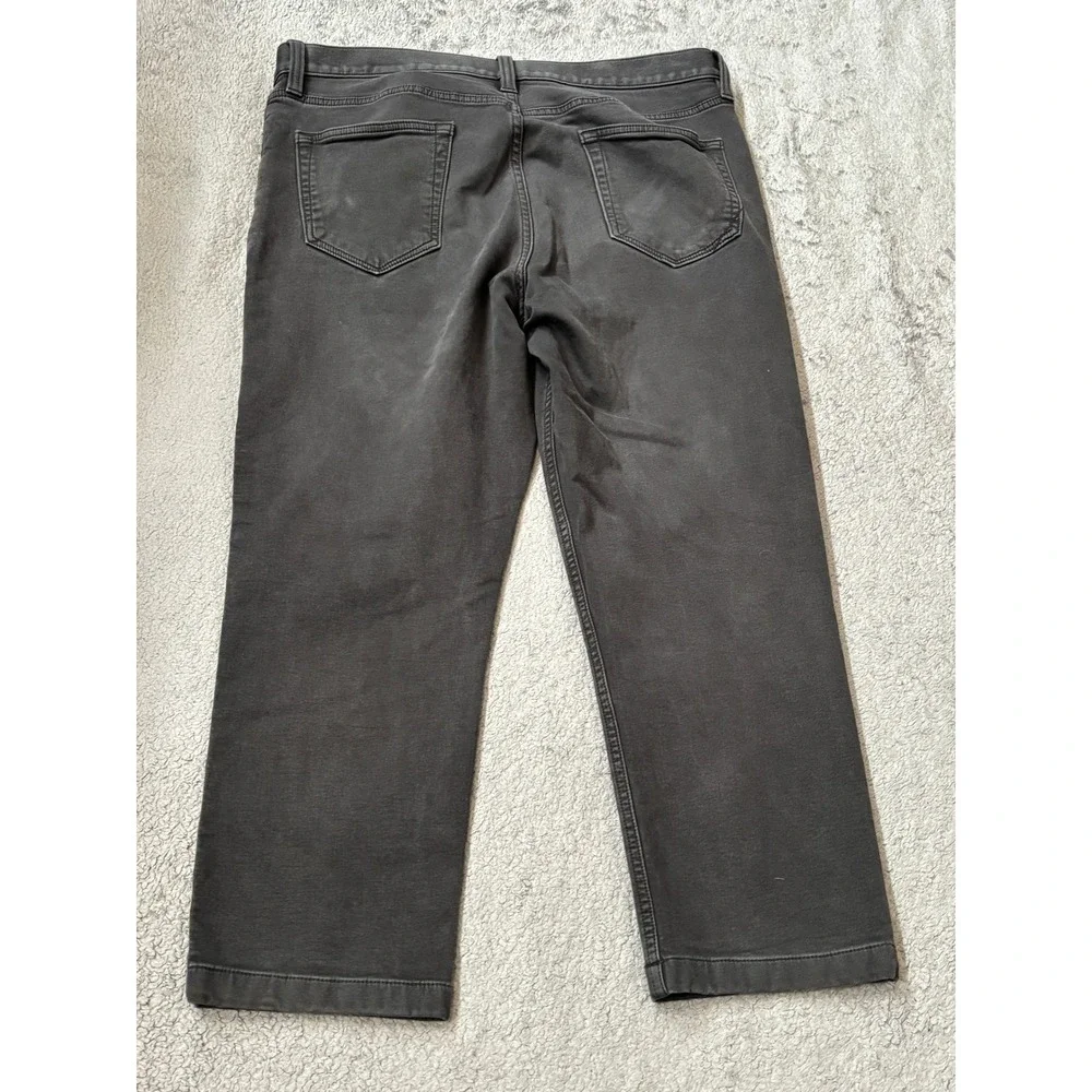Banana Republic Traveler Slim Fit Pants Mens 36x30 Gray Cotton Stretch Denim